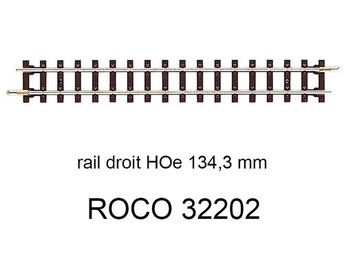Roco rail droit - mm, voie