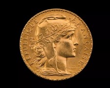 20 F OR - Pièce 20F Coq