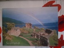 CARTE POSTALE ECOSSE LOCH NESS ET RUINES DE CHATEAU