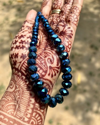 Collier mala perles - perles, de
