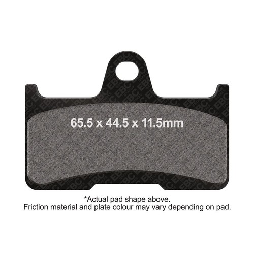 Ebc motorcycle brake pads - tt,