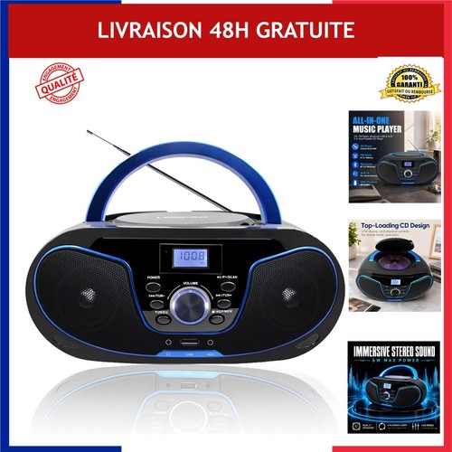 Lonpoo boombox lecteur - lecteur, cd