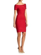 Herve Leger Boat-Neck Bandage