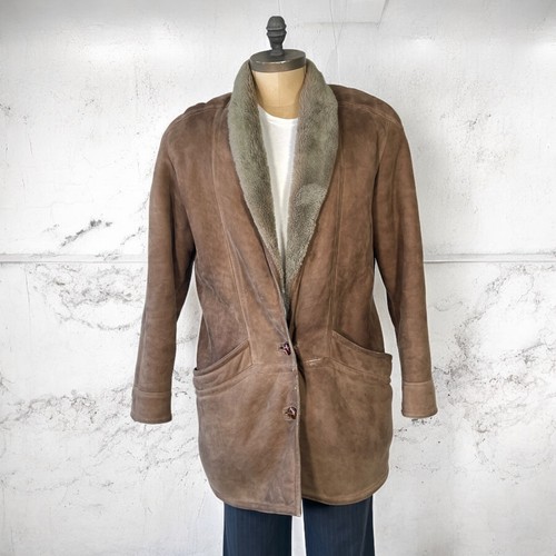 Manteau vintage peau de - en,