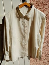 Chemisier femme taille 44/46 marque atelier creation ivoire tres bon état surpiq