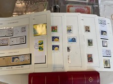 LUXEMBOURG. 2001. 36 TIMBRES NEUFS LUXES, 1 CARNET, 3 ENV, 7 FRAG. BELLE COTE.