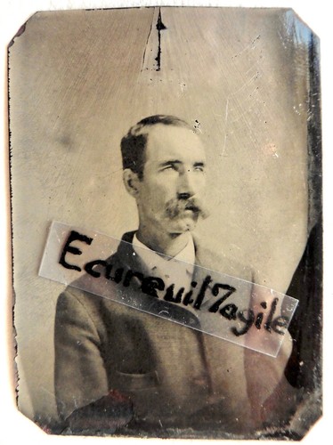 Ferrotype photo portrait - photo,