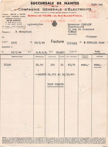 1948 compagnie generale - 1948,