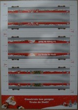 PLANCHE TRAIN COCA COLA PERE NOEL HO TEE ORIGINAL
