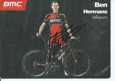 CYCLISME- CP  Autographe  de  HERMANS   BEN  team  BMC