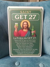 Plaque métal La prière du
