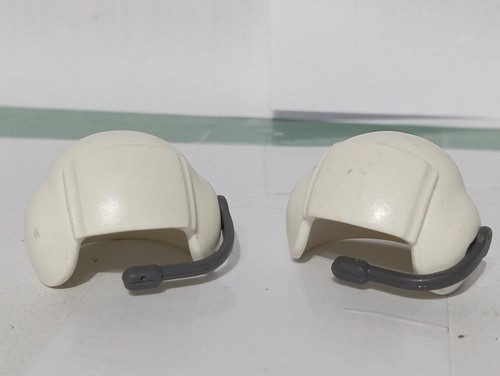 Playmobil casques pilote - x2,