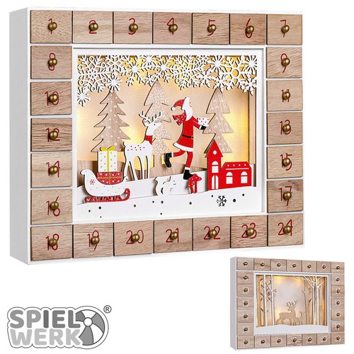Calendrier avent en bois - de,