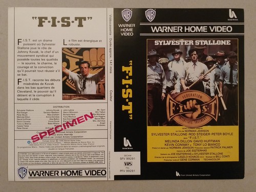 Jaquette vhs fist - vhs,