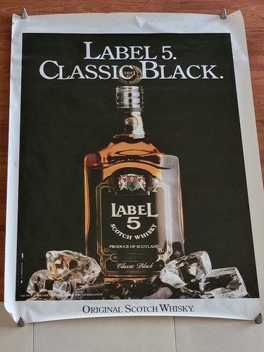 Whisky label classic black - classic,