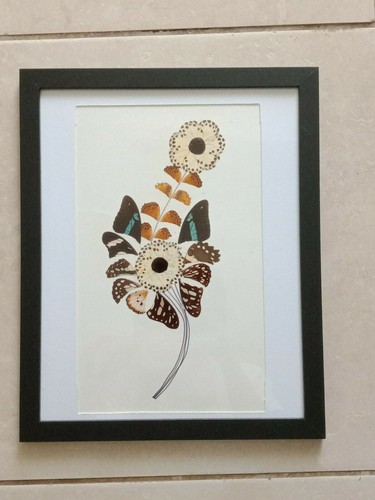 Tableau fleurs ailes - tableau, de