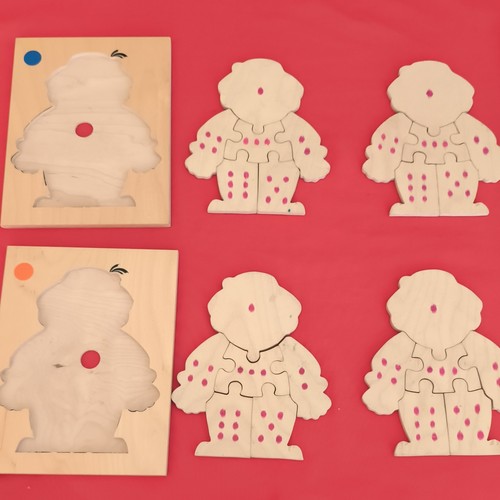 Lot puzzles éducatifs en - 6,
