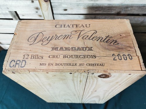 Caisse boîte bois vide - en,