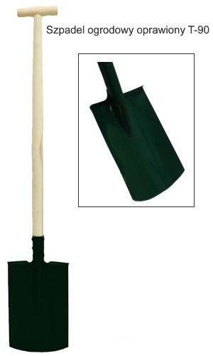 Bêche de jardin avec poignée
