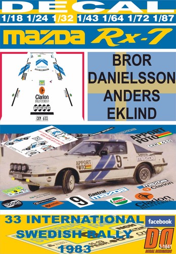 Decal mazda danielsson - decal,