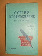 ancien  livre d'ecole cours