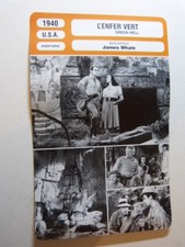 FICHE CINEMA ,LENFER VERT , JAMES WHALE , 1940, D.fairbanks jr, J.bennett