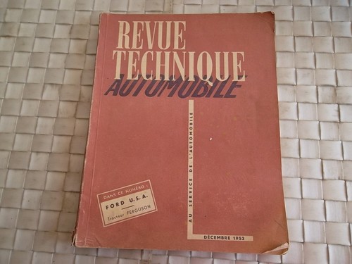 Revue technique ford - revue, u.s.a