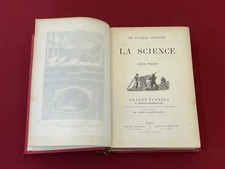 Livre Ancien NOUVELLES CONQUÊTES DE LA SCIENCE L. FIGUIER Tunnels Railways 1884