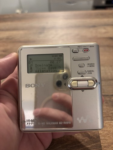 Sony walkman minidisc - sony, mz-rh910