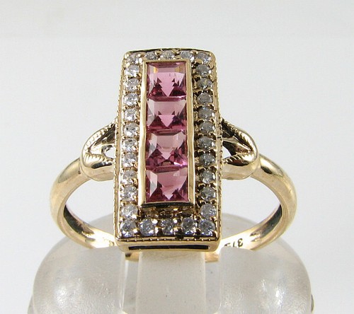 Bague 9ct rose - or, &