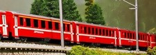 KATO N gauge Alpine rouge voiture voyageurs EWI basic set of 4 cars 10-1413