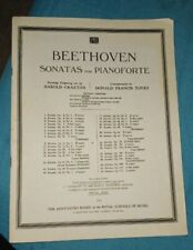 beethoven sonatas for pianoforte partition