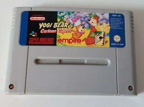 Jeu snes yogi - jeu, cartoon