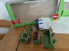 Siku 3658 godet fourche chargeur 1/32 agricole tracteur miniature ferme britains