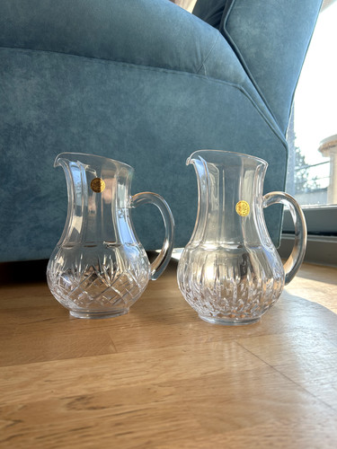 Lot carafes cristal j - de, en