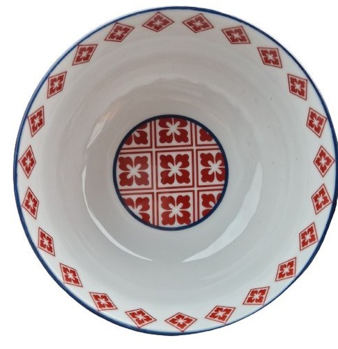 Bol vintage barbier porcelaine - bol,