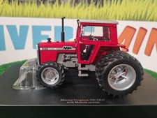 UH6766 - MASSEY-FERGUSON 590 cabine rouge 4 roues motrices jumelé - Universal...