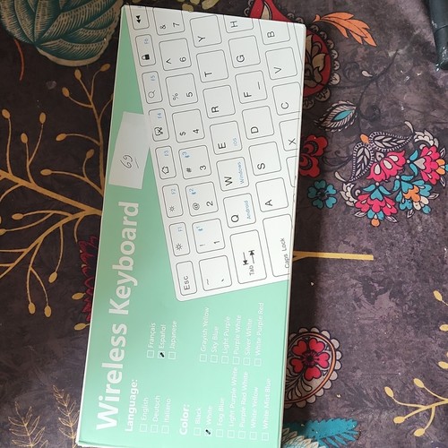 Clavier sans fil mini blanc - sans,