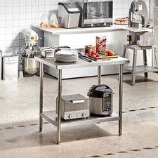 VEVOR Table de Travail Inox