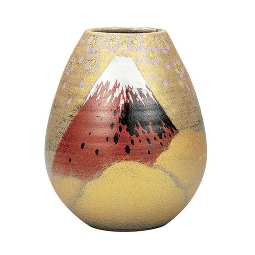 Kutani céramique vase fleur - céramique,