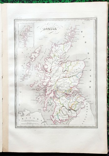 Ecosse superbe carte - ecosse,