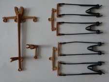 PLAYMOBIL chevaux western double attelage chariot diligence 3243 3245 3278 3803