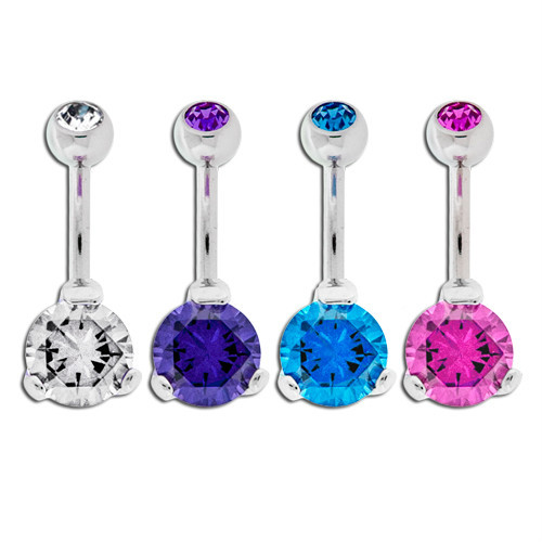 Internally threaded double gem - threaded,