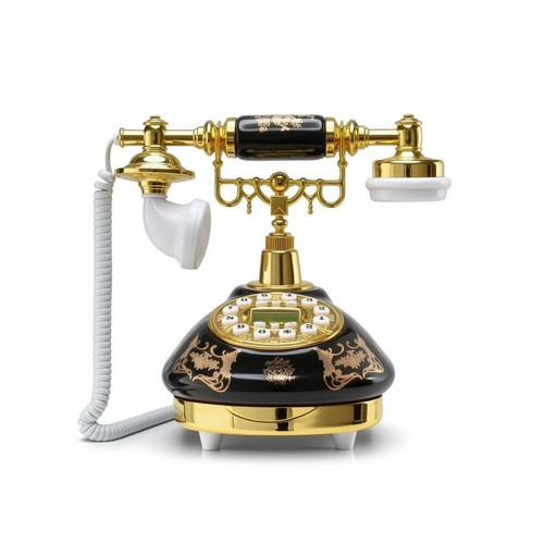 Téléphone européen rétro - européen,
