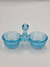 double Saleron ancien verre