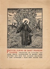 PETITES FLEURS DE SAINT FRANCOIS D'ASSISE -MAURICE DENIS- ART CATHOLIQUE 1920 BE