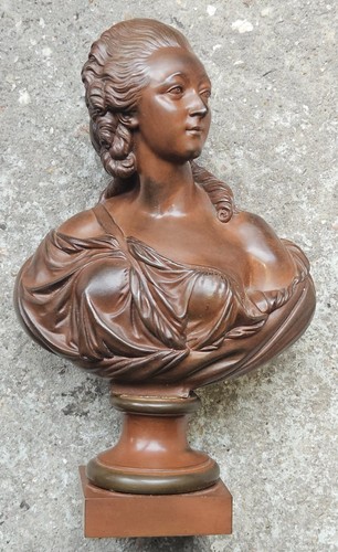 Buste bronze madame barry - buste,