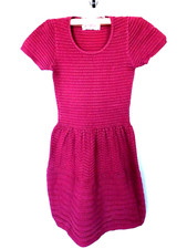 Robe rouge Bordeaux tissu épais "SUNCOO PARIS" Taille 14/16 ans ou XS