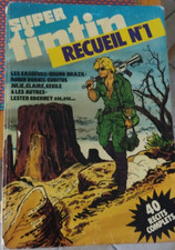 1980 BD Recueil Super Tintin R1  n°19 Heros, 20 Coups de foudre Bruno BRAZIL
