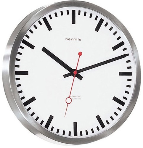 Pendule murale acier - pendule, en